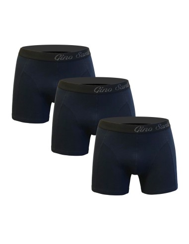 Gino Santi Heren Boxershort boxer 3-pack Navy