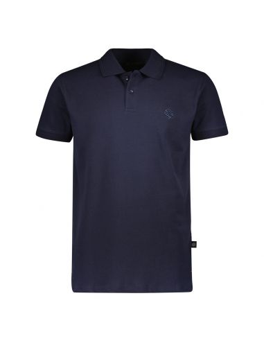 Gino Santi Heren Polo Comfort Navy