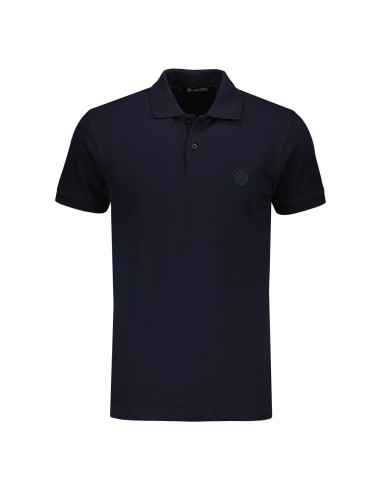 Gino Santi Heren Polo Basic Navy